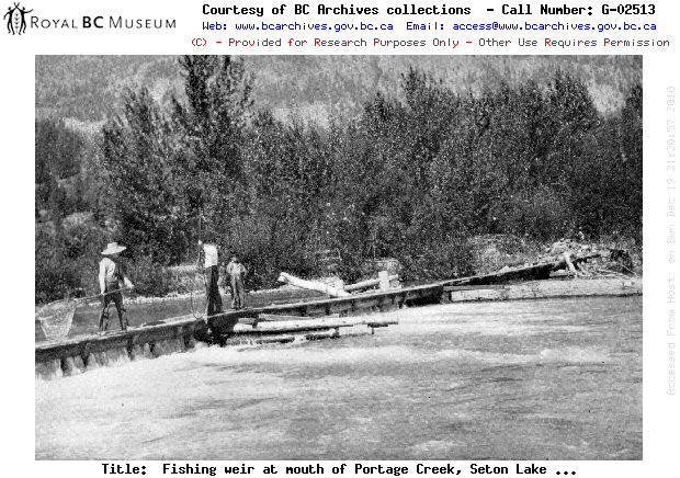 fishing weir Seton Lake_1903